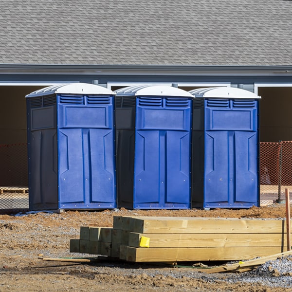 how do you ensure the portable restrooms are secure and safe from vandalism during an event in Wolf Run Ohio